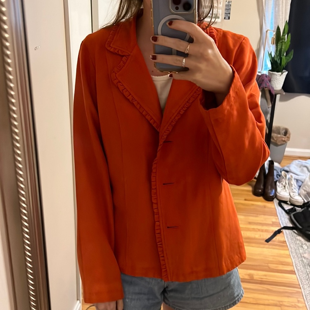 Women’s Parisan Works Orange Blazer